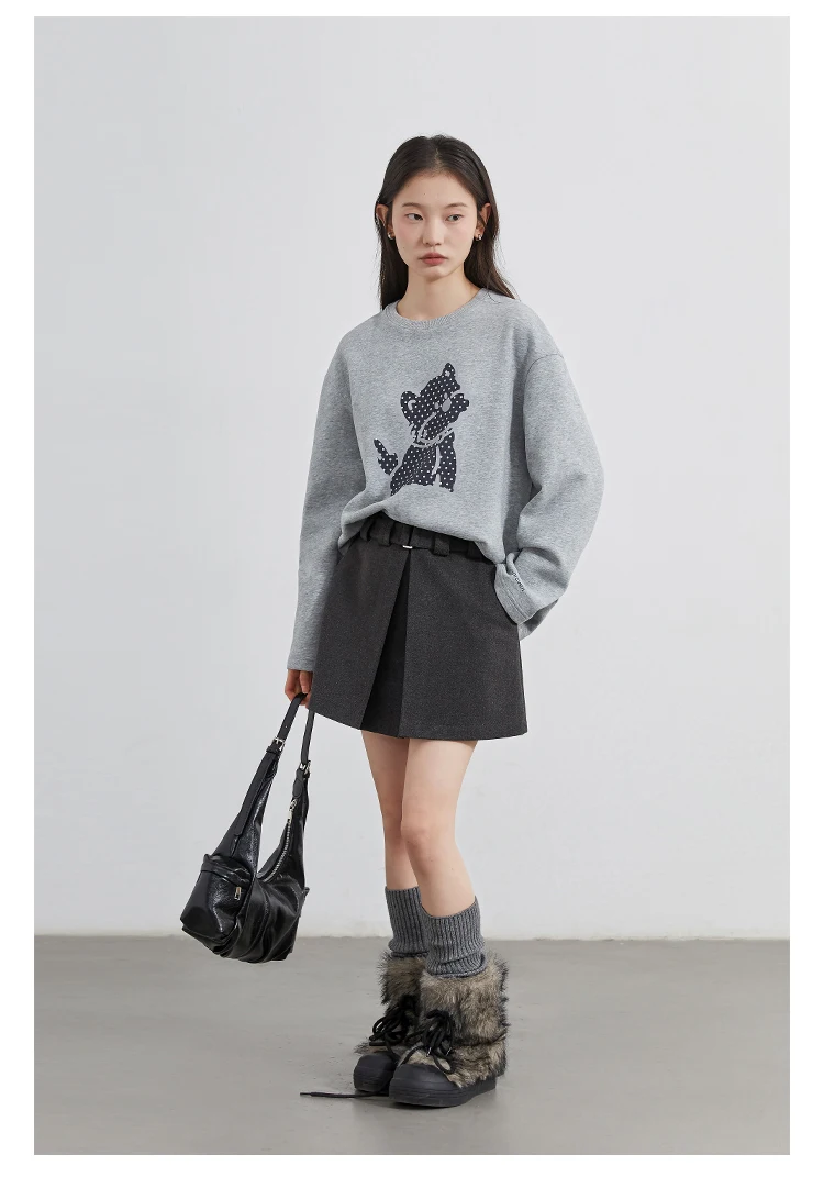 CHIC VEN Fashion Women Skirts Solid New High Waisted A-line Slim Ladies Half Skirt Hip Hugging Autumn Winter 2025