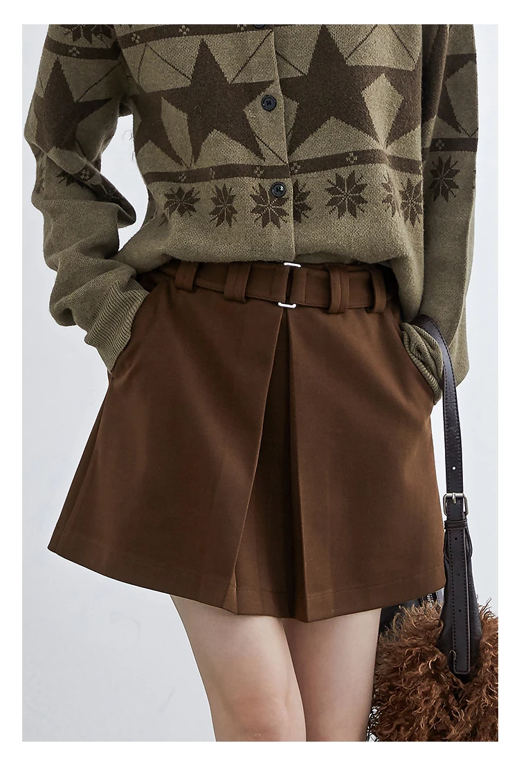 CHIC VEN Fashion Women Skirts Solid New High Waisted A-line Slim Ladies Half Skirt Hip Hugging Autumn Winter 2025