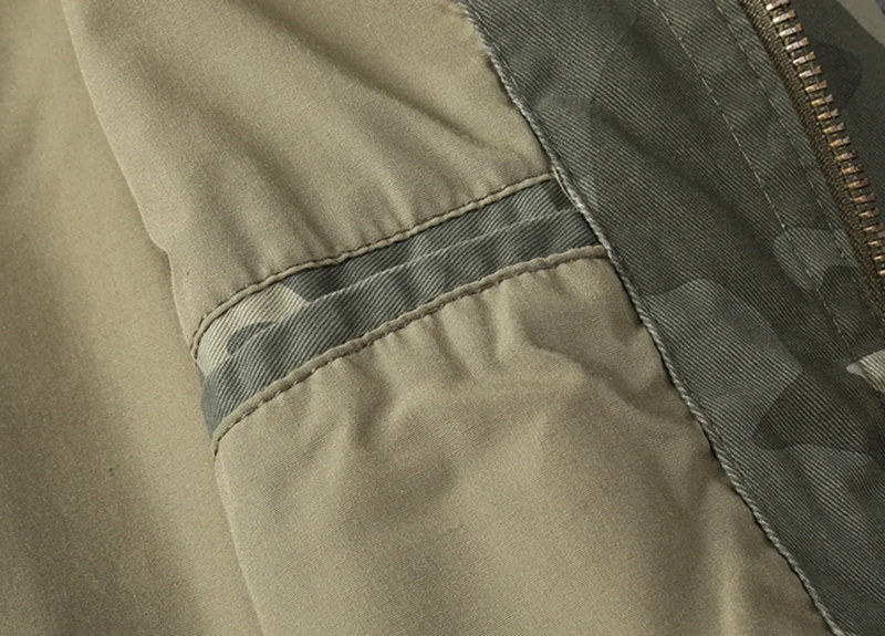 2025 Autumn and Winter American Retro Woven Cargo Jacket Men's Trendy 100% Cotton Washed Stand Collar Slim Tough Guy Casual Coat