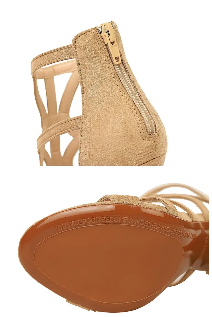 BIGTREE Shoes Roman Style High Heels Woman Pumps Stiletto Heels 11 Cm Women Heels Sexy Party Shoes Hollow Out Women Sandals 2026