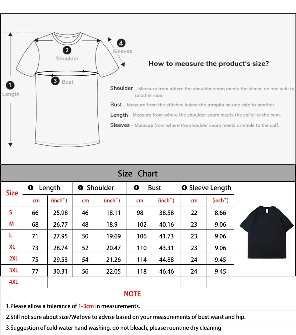 240g-300g Heavy Men Washed Vintage Oversized T-Shirt Street Hip Hop Punk Tee Harajuku Casual Cotton Short Sleeve Acid Wash Top
