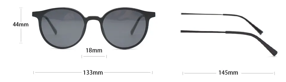 KANDREA Metal Vintage Magnetic Sunglasses Women Clip 2 IN 1 Optical Myopia Eyeglasses Men Polarized Prescription Glasses S2124