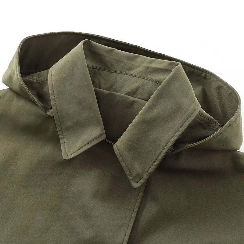 HXAO Green Warm Winter Hooded Jackets Women's 2024 Autumn Outdoor Oversized Bomber Jacket Coats Demi-Season Windbreak Outerwears