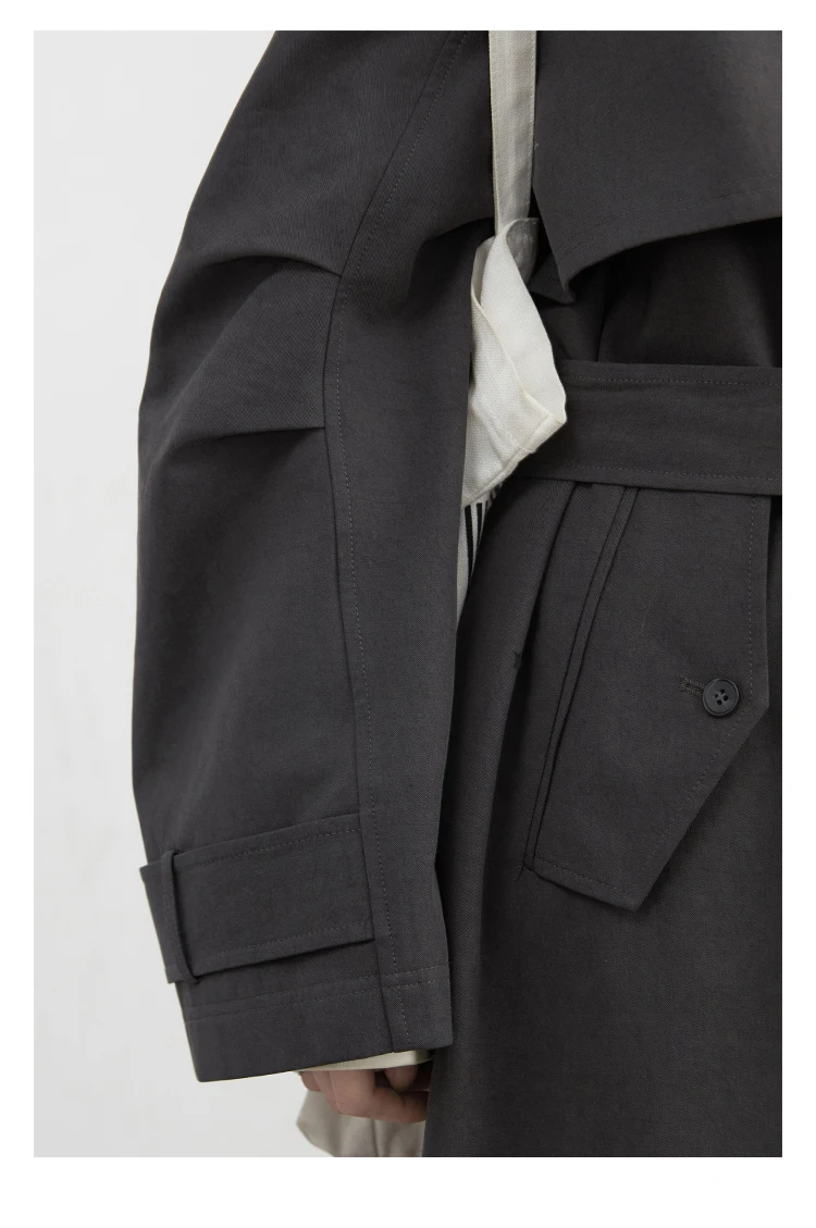 CHIC VEN Fashion Women Trench Coat Single Breasted Loose Casual New Belt Long Female Windbreaker Ladies Coat Spring Autumn 2026