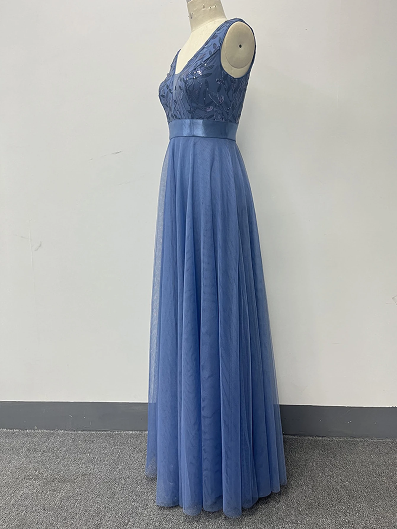 Sexy Prom Bridesmaid Dresses for Women Elegant Mesh Birthday Evening Party Dress Woman Backless Maxi Sequin Summer Dress Vestido