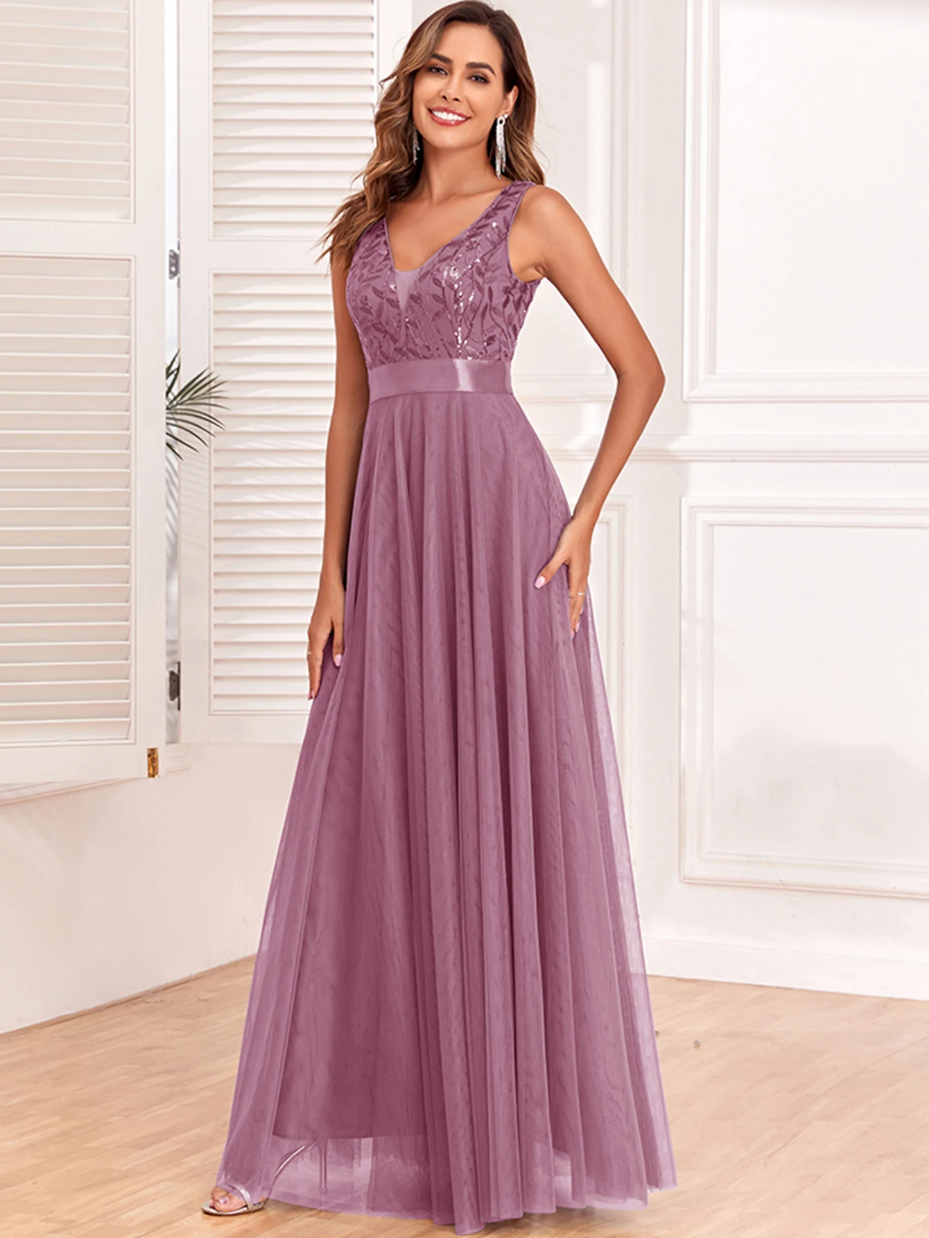 Sexy Prom Bridesmaid Dresses for Women Elegant Mesh Birthday Evening Party Dress Woman Backless Maxi Sequin Summer Dress Vestido