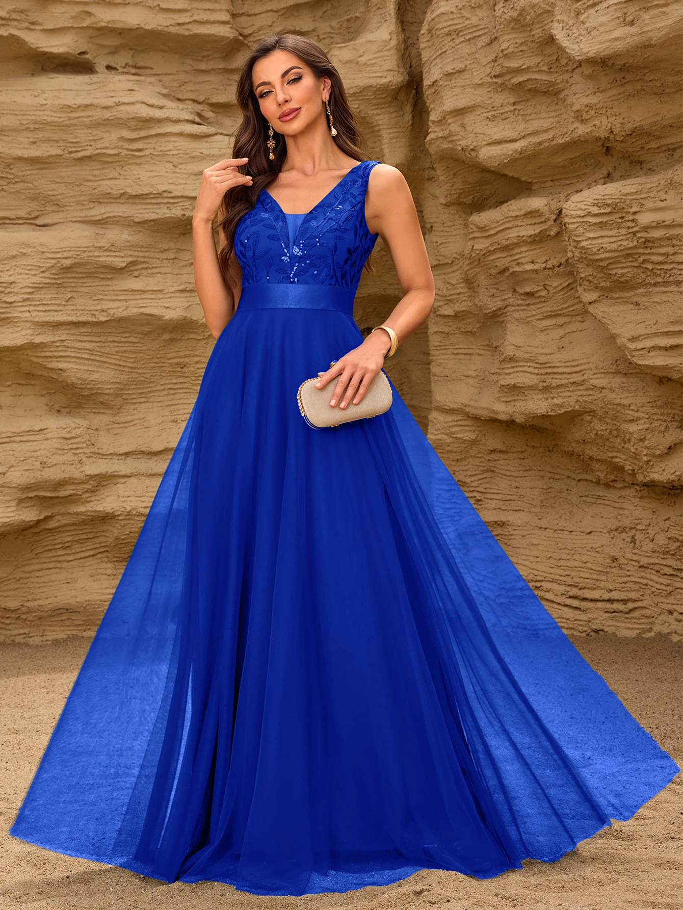 Sexy Prom Bridesmaid Dresses for Women Elegant Mesh Birthday Evening Party Dress Woman Backless Maxi Sequin Summer Dress Vestido