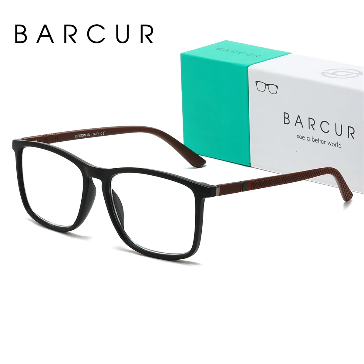 BARCUR Original Design Unisex Lightweight Reading glasses woman Classic And Comfortable Eye Protection Reading glasses men