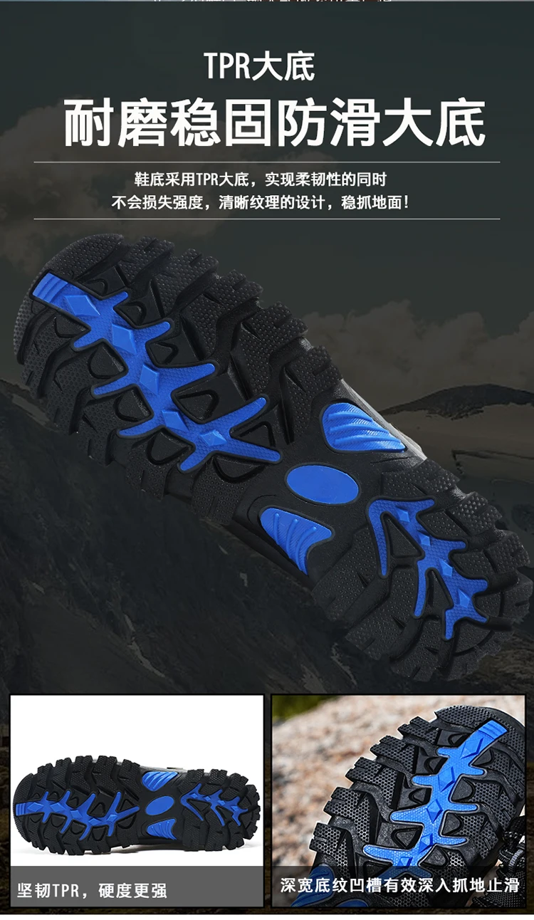 Men's Military Tactical Boots Army Boots Men Side Zipper Military Boots Men Anti-Slip Ankle Boots Work Safety Shoes Hiking Shoes