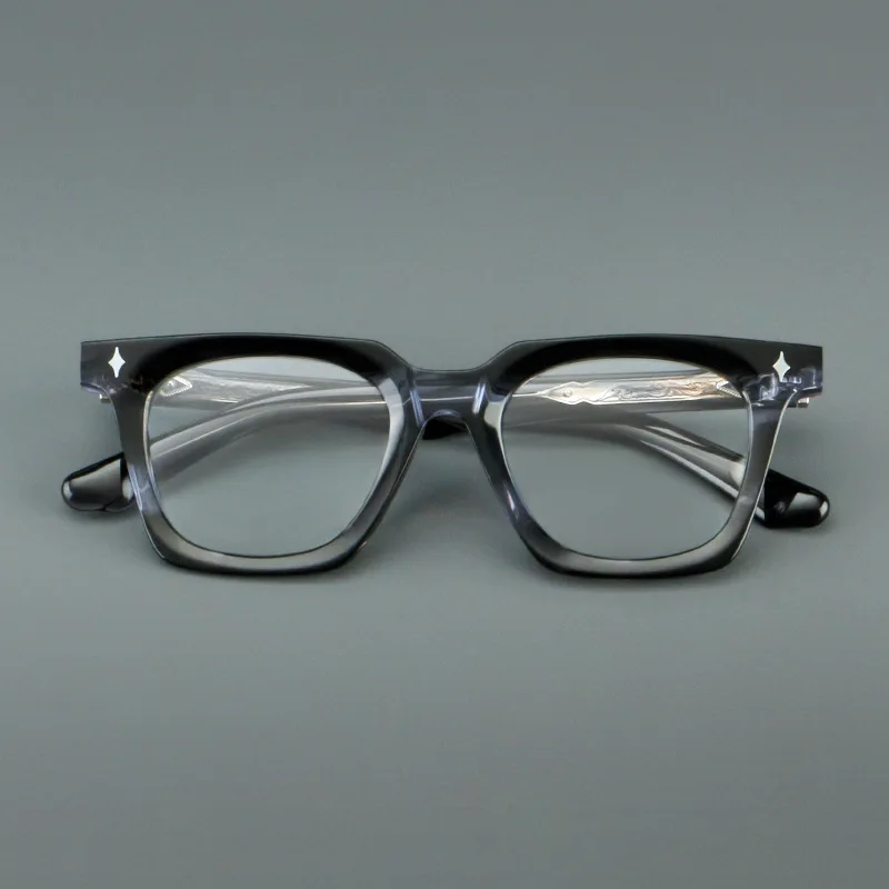 Retro Board Frame Fashionable Square Men's And Women's Glasses Frame High-quality Optical Prescription Frame 55015