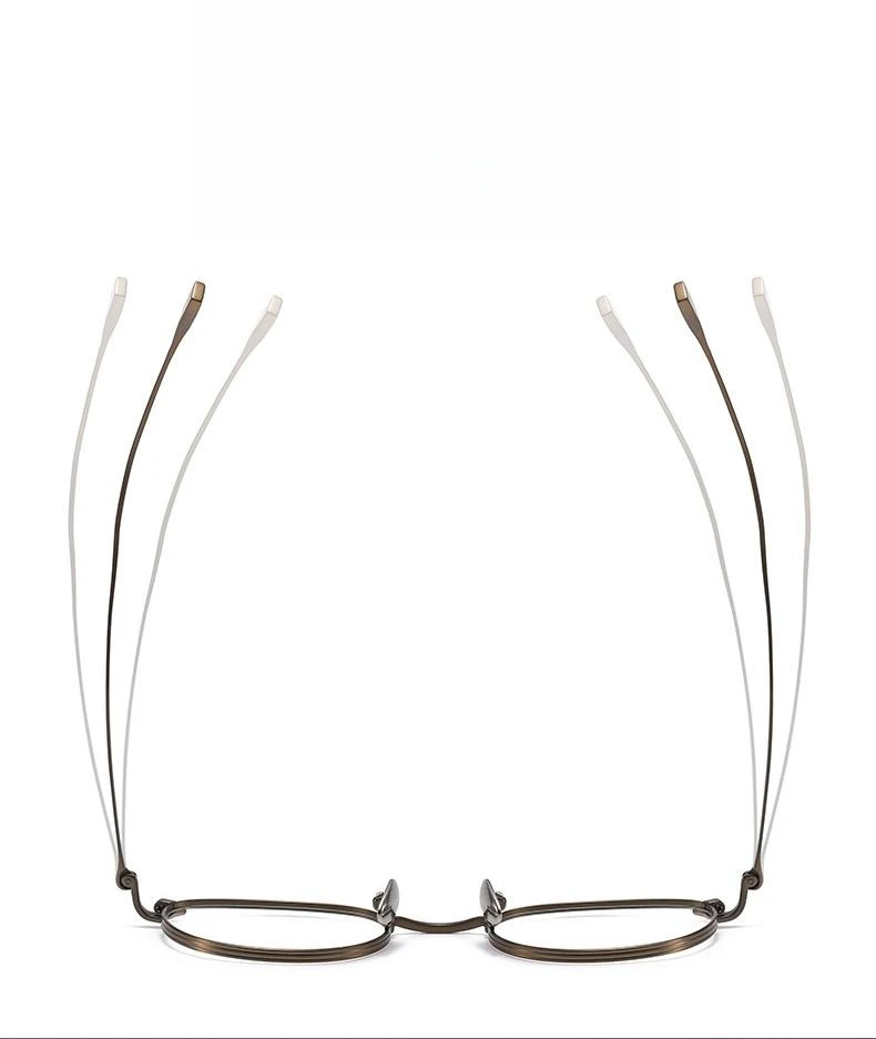 FIRADA Fashion Comfortable Glasses Retro Pure Titanium Eyewear Luxury Optical Prescription Eyeglasses Frame For Men Women 184-C