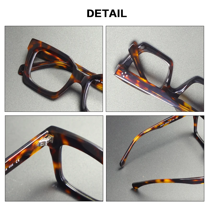 Gatenac Handmade Reading Glasses Women Photochromic Anti Blue Light Prescription Glasses Frame Men Myopia Progressive Eyewear