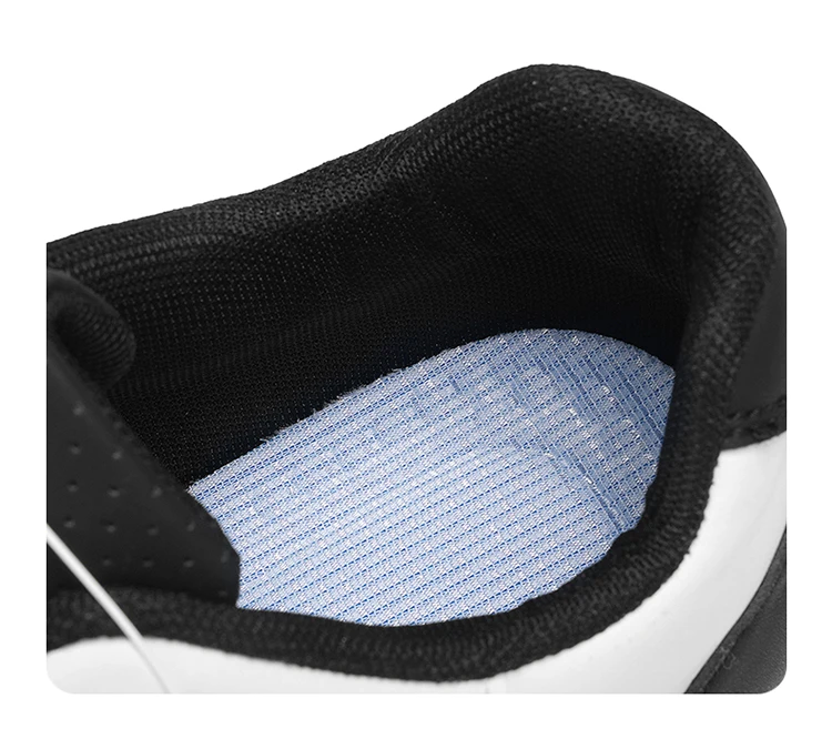 Men Rotary Buckle Golf Shoes Waterproof Leather Air Cushion Non Slip Breathable Training Sneakers 2 Colors