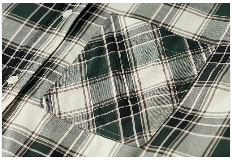 Semir Long Sleeve Shirt Women Oversized Drop Shoulder Plaid Shirt Autumn Chic Loose Retro Casual Stylish Top
