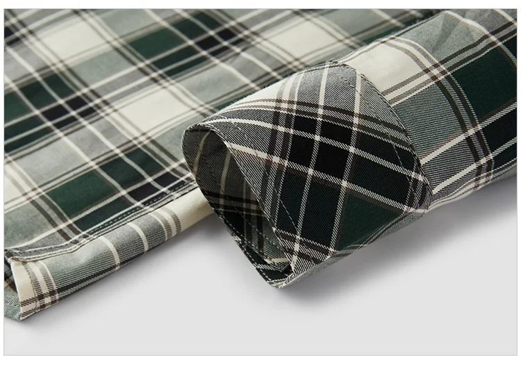 Semir Long Sleeve Shirt Women Oversized Drop Shoulder Plaid Shirt Autumn Chic Loose Retro Casual Stylish Top