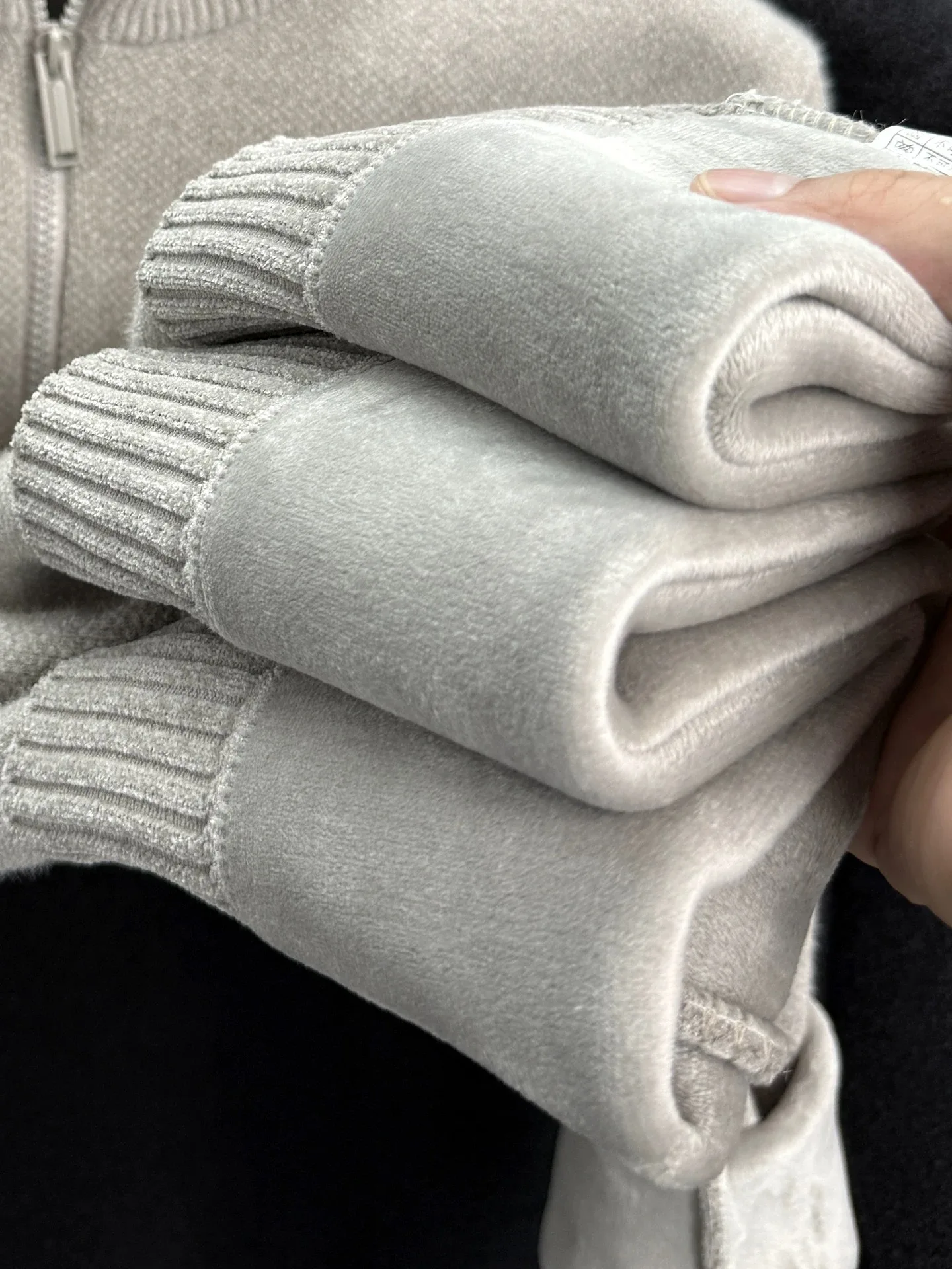 Luxury brand zipper semi high neck sweater men's high-end fashion ponytail golf embroidery winter new velvet warm knit pullover
