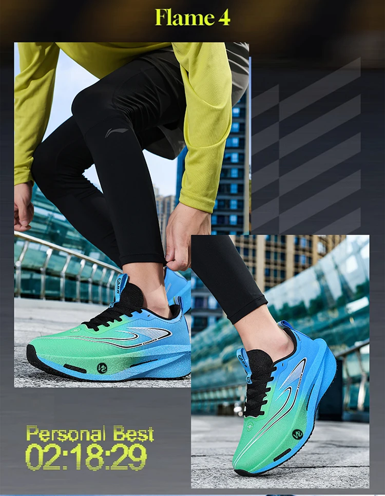 Running Shoes Carbon Board Speciality Sports Marathon Men Breathable Lightweight Women's Comfortable Athletic Chunta Sneakers