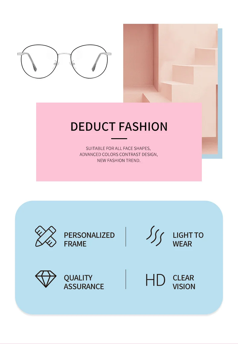 COHK Fashion Brand Design Men Women Magnet Sunglasses Polarized Clip On Sun Glasses Round Optic Myopia Spectacle Eyeglass Frames