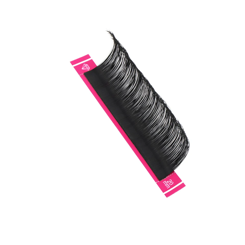 RUJADE 5 Trays 5-25mm Volume Individual Eyelash Extension Matte Black 0.03 0.05 0.07 Cashmere Lash Tray Supplies Soft Silk Lash