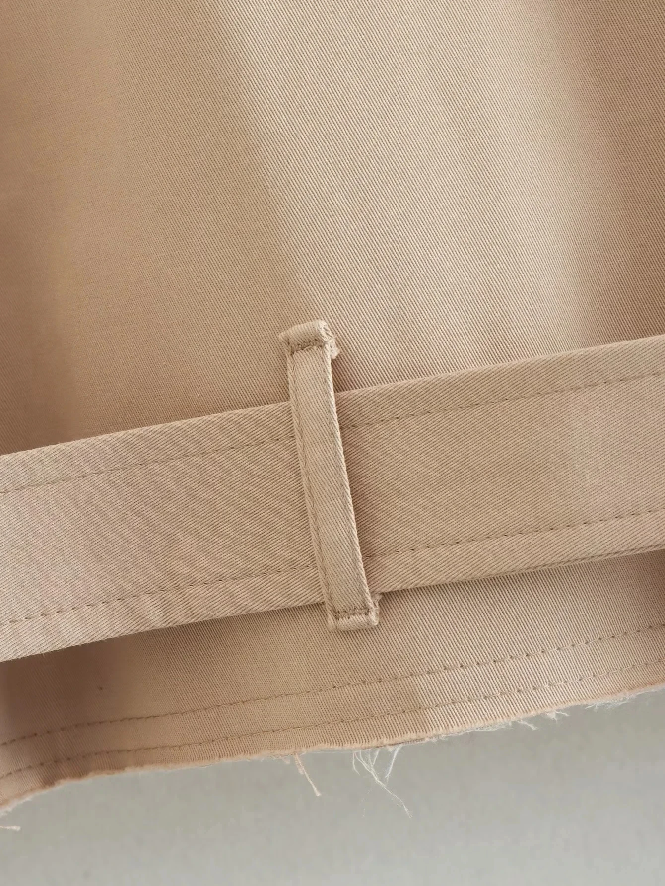2024 Belt Cropped Trench Spring Jacket Women Vintage Streetwear Double Breasted Long Sleeve Top Female Coat Outfits