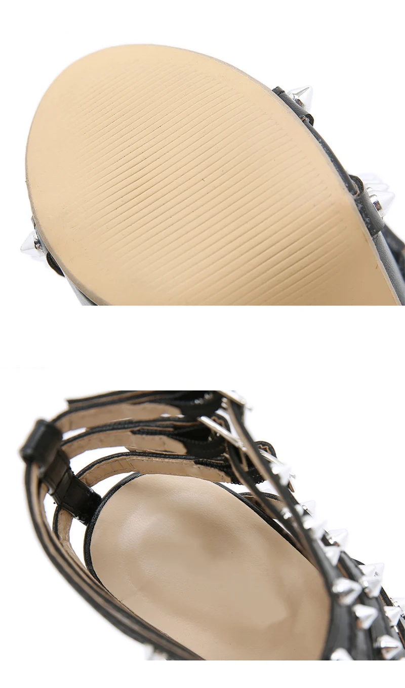 2026 New Summer Platform High Heels Sandals Women Sexy Peep Toe Pumps Fashion Rivet Decoration Ladies Party Pole Dance Shoes