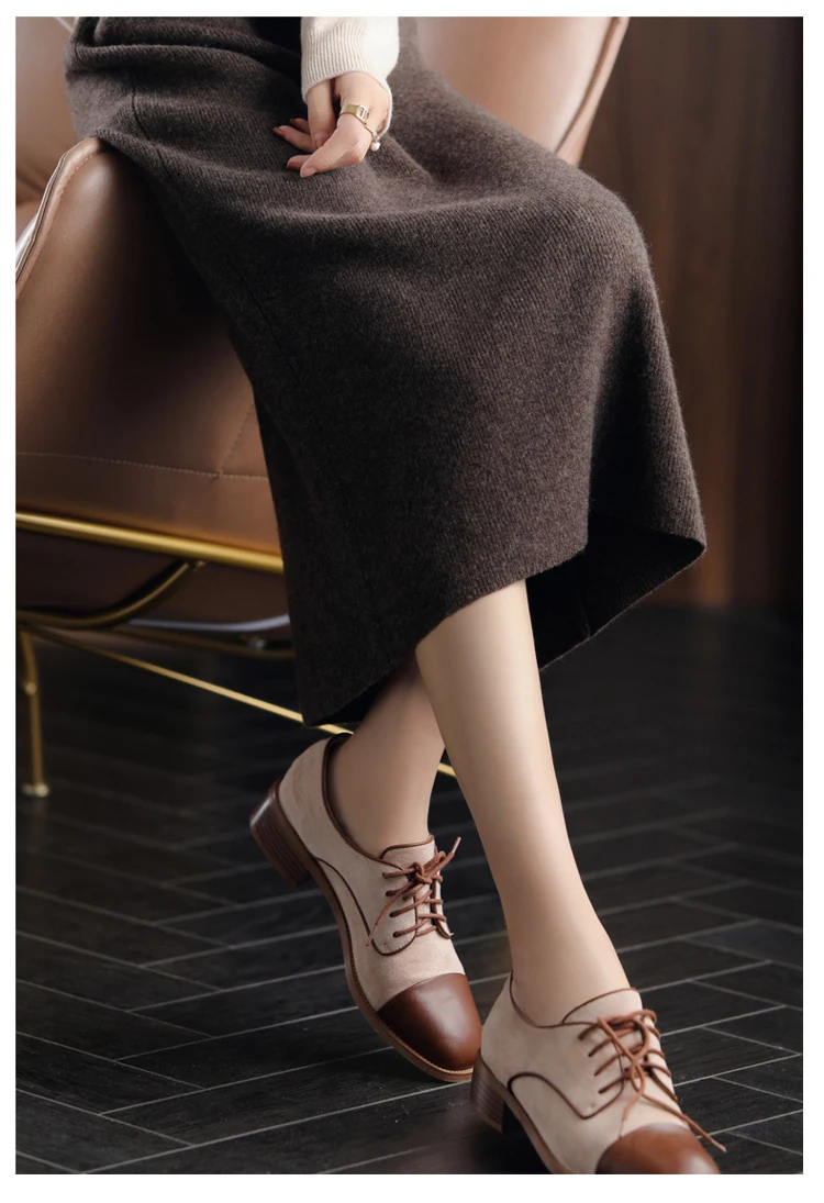 2024 Autumn Winter New 100%Pure Wool Knit Long Skirt Women Casual Thick Korean High Waist Pack Hip Cashmere Wild A-Line Skirt
