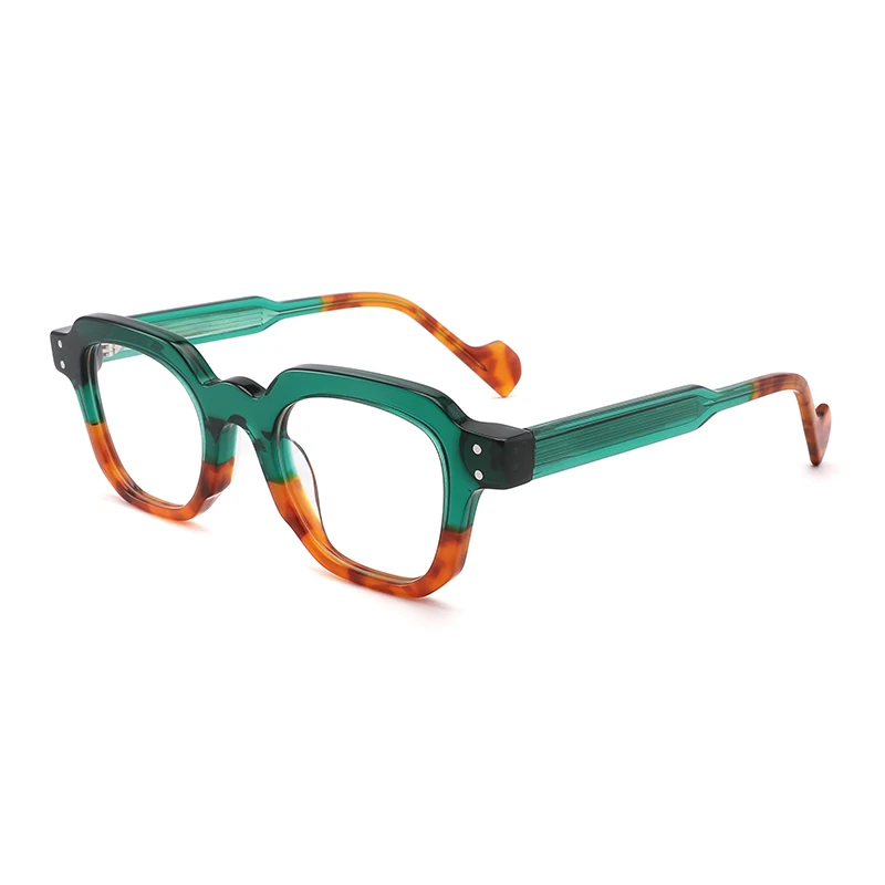Gatenac Acetate Reading Glasses Handmade Photochromic Anti Blue Light Prescription Glasses Frame Men Progressive Myopia Eyewear