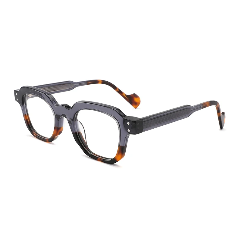 Gatenac Acetate Reading Glasses Handmade Photochromic Anti Blue Light Prescription Glasses Frame Men Progressive Myopia Eyewear