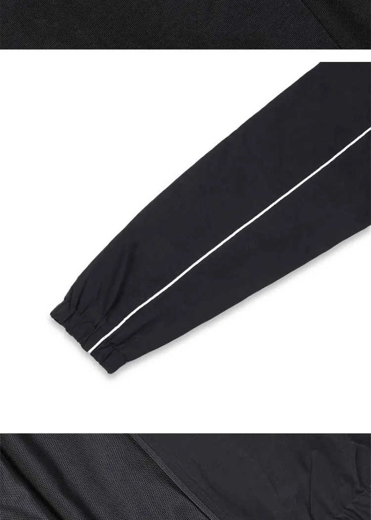 Jinx Team Black Jacket Unisex Windbreaker Sports Coat Men Women Loose Track Activewear Long Sleeve Top Embroidery Y2k Outerwears