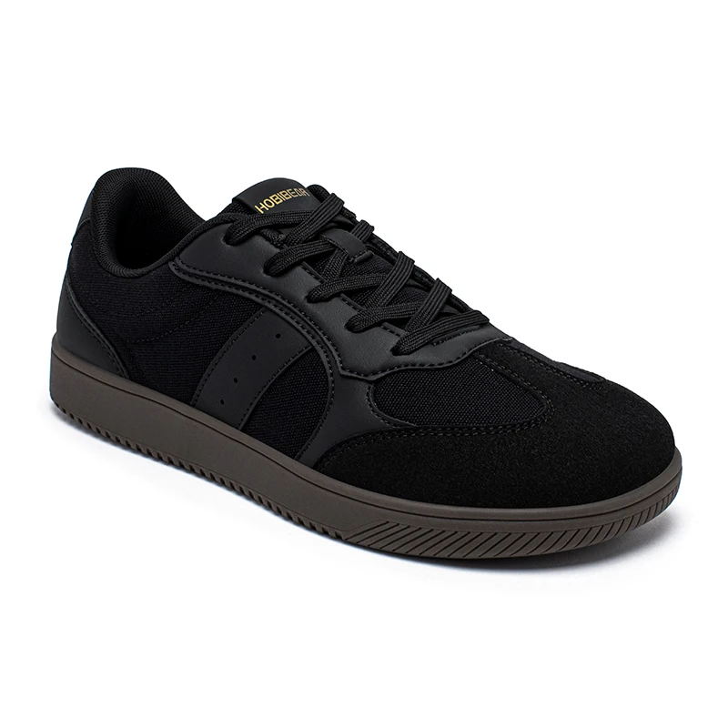 HOBIBEAR Unisex Barefoot Sneakers Wide Toe Minimalist Zero Drop Non Slip Shoes Lace Up Mesh Casual Sneaker