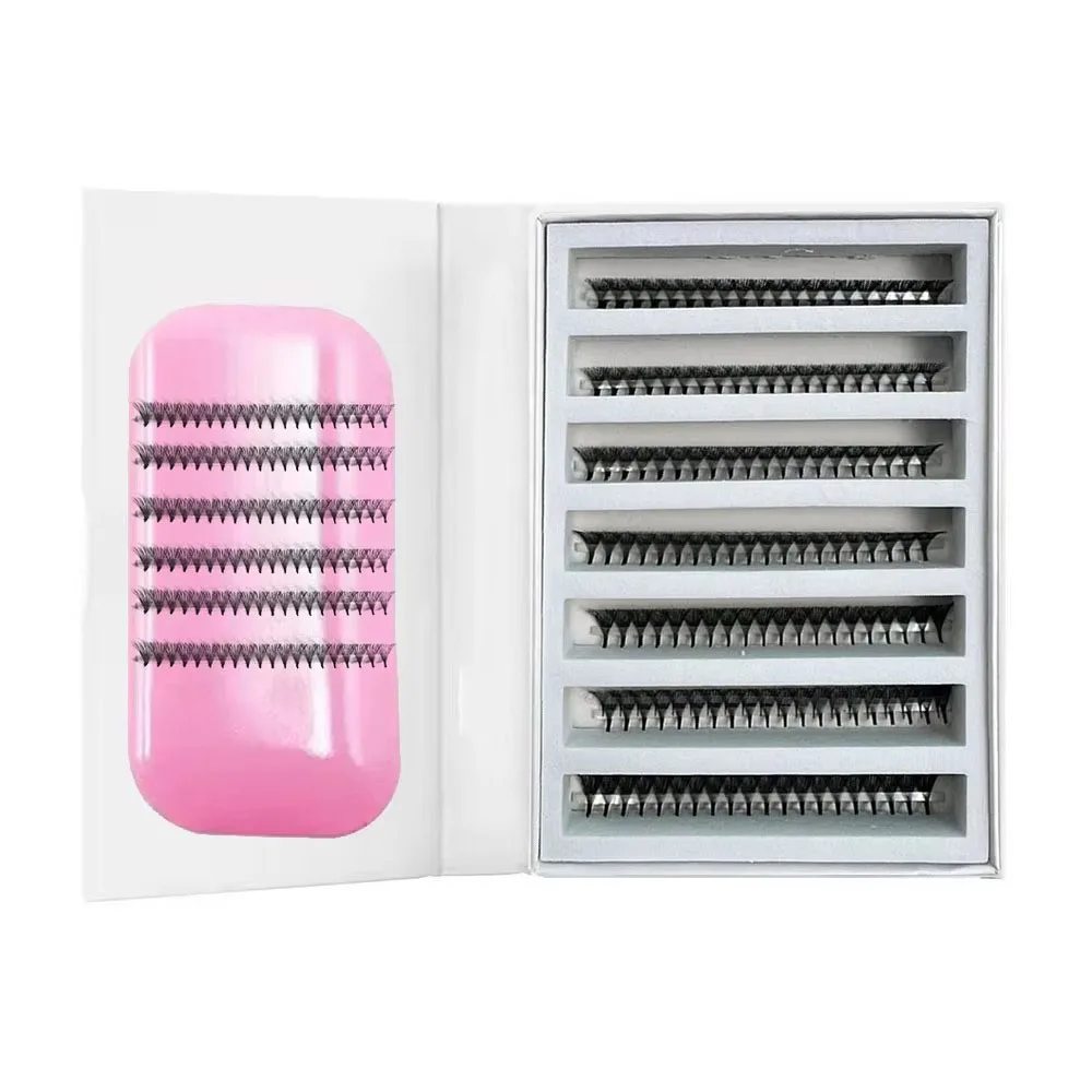 1600 Fans 0.05 Handmade 8-30D Rapid Mega Storage Lash Tray Premade Pointy Base Promade Volume Fans Sharp Pointy Stem Loose Fan