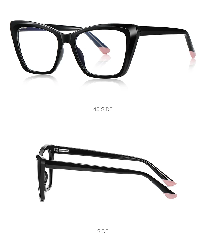 Vicky Square Simple Fashion Lady Anti-blue Light Reading Glasses women Myopia Hyperopia Can Be Customized Prescription PFD2150