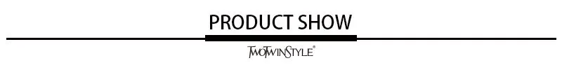 TWOTWINSTYLE Ruffles Shirts For Women Pullover Blouse Female Fashion Style
