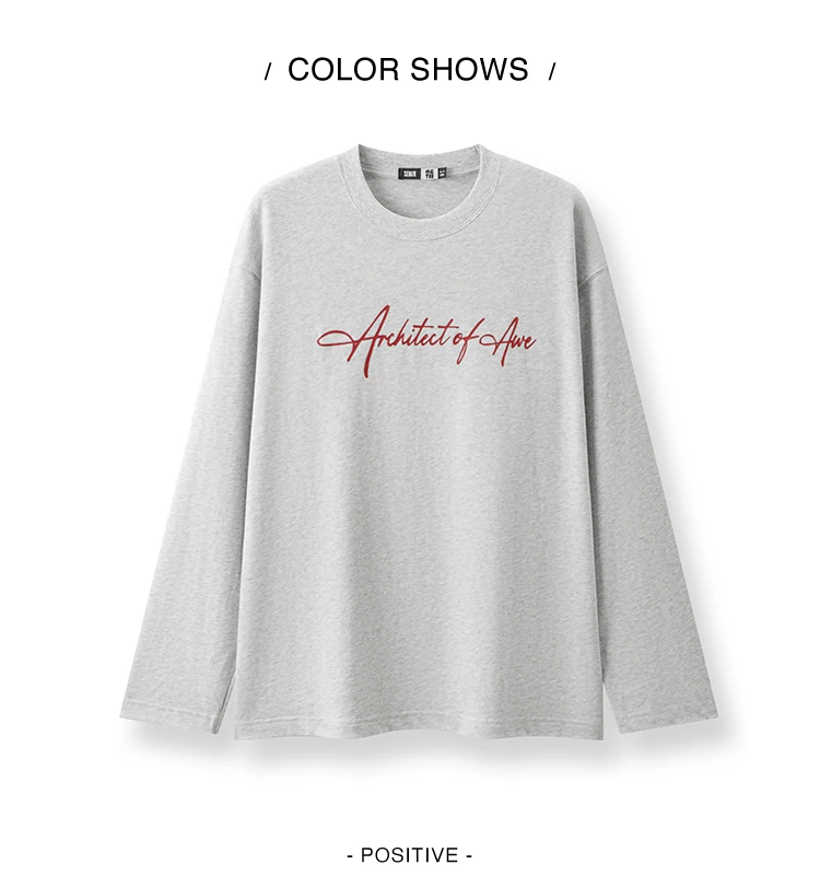 Semir Long Sleeve T-Shirt Unisex Couple Style Basic Versatile Top for Everyday Commuting 2025 Autumn New Arrival
