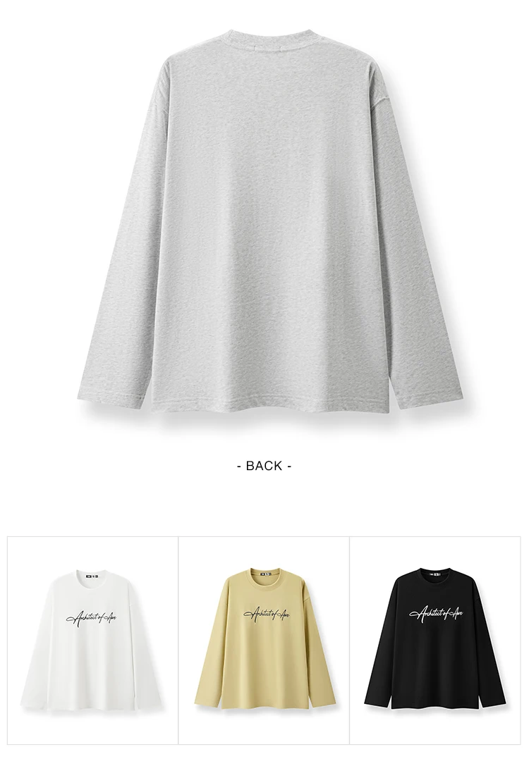 Semir Long Sleeve T-Shirt Unisex Couple Style Basic Versatile Top for Everyday Commuting 2025 Autumn New Arrival