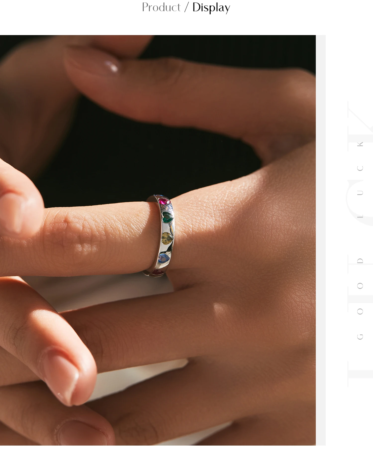 MODIAN 925 Sterling Silver Sweet Romantic Colorful Zircon Heart Stackable Eternity Band Trendy Rings For Women Fine Jewelry
