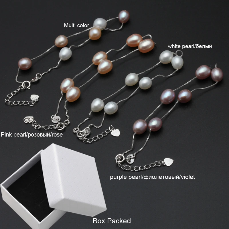 Real Freshwater Pearl Bracelet For Women,Wedding Natural Pearl Bracelet 925 Silver Wife Mother Birthday Gift White