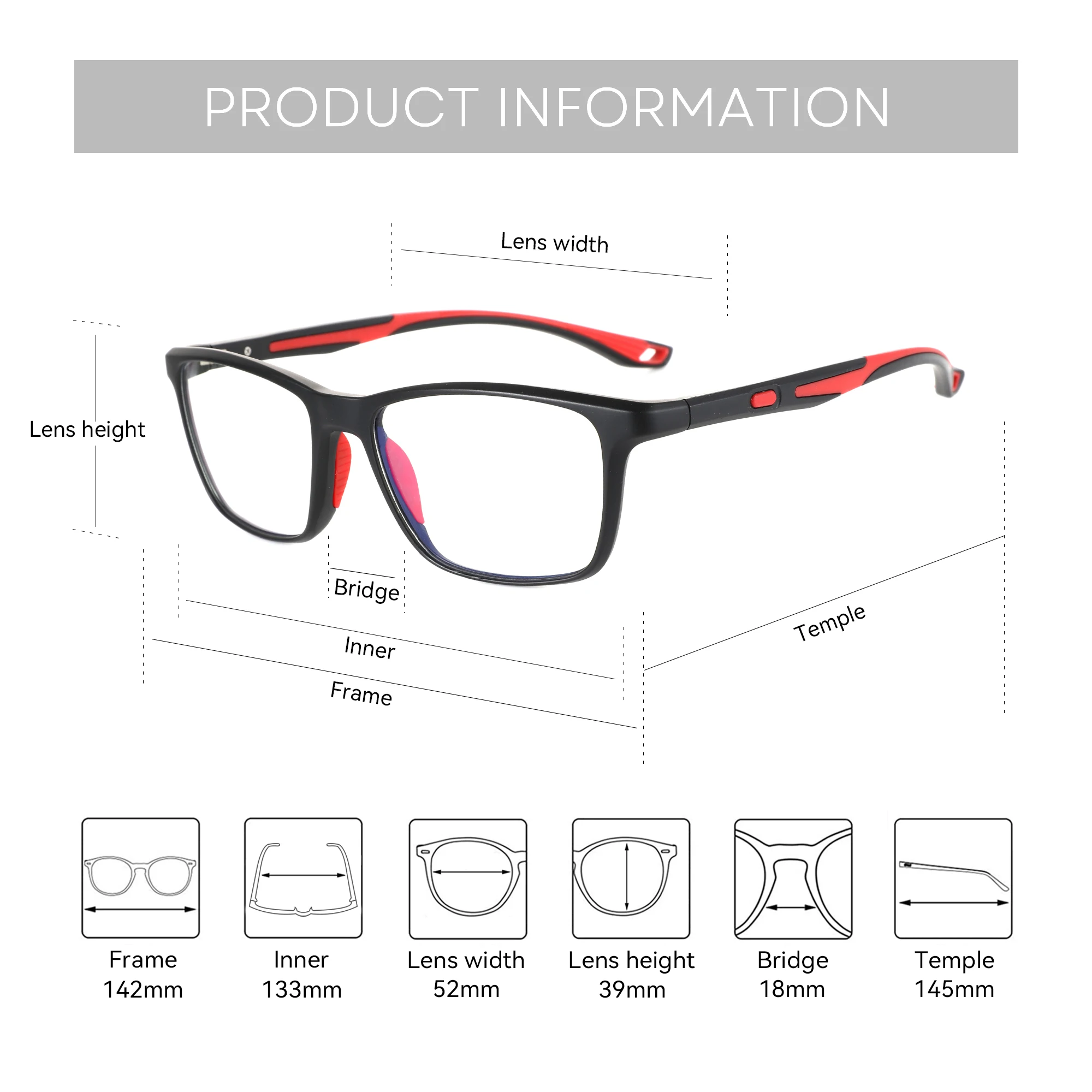 ZENOTTIC New Arrivals Square Sport Reading Glasses Anti Blue Light Blocking Readers Fashion Lightweight Eyeglasses for Men Women