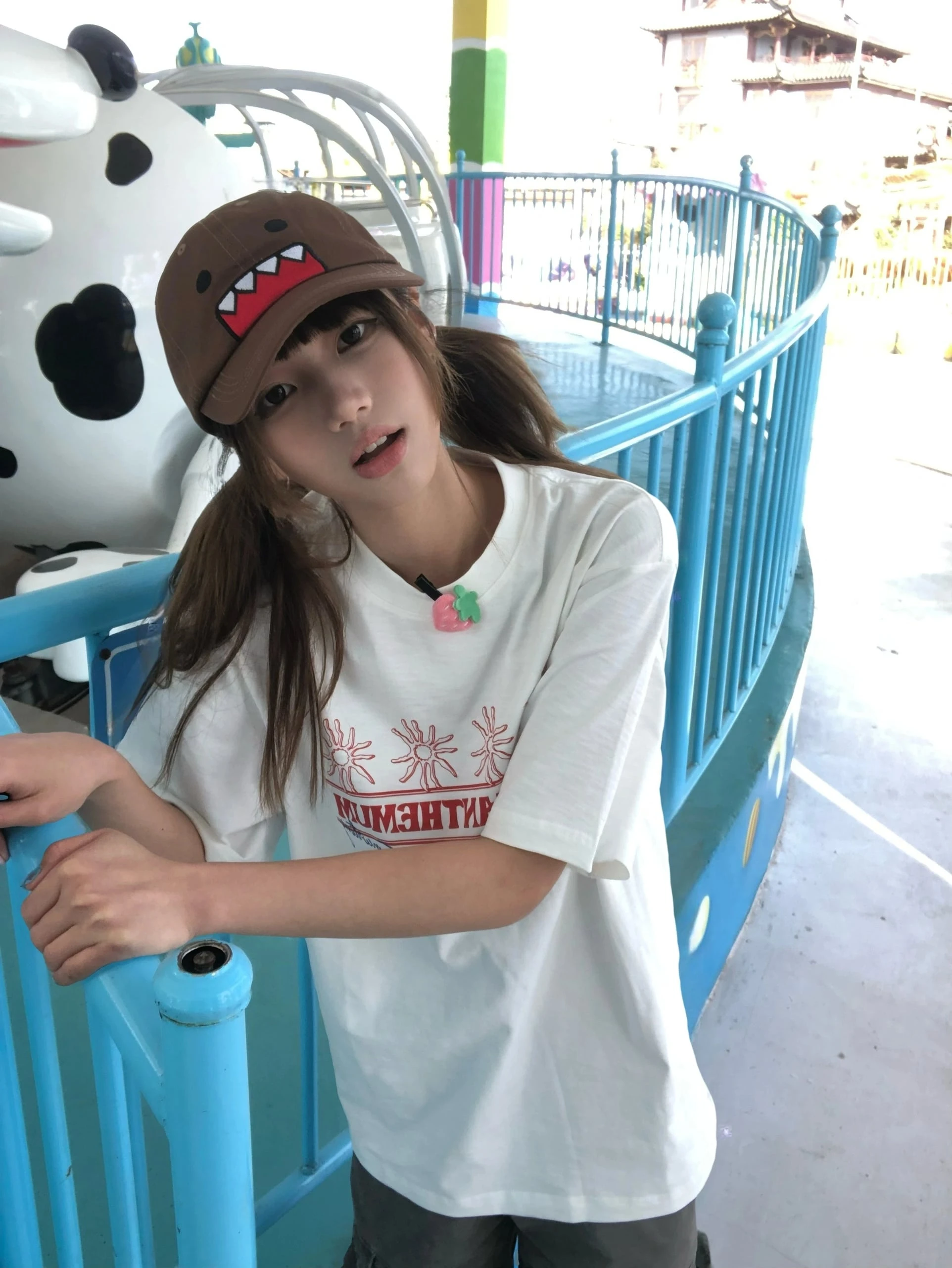 Karrram Japanese Y2k Letter Print T-shirt 2000s Aesthetics Oversized Tops Vintage Harajuku Short Sleeve Tee Shirt American Retro