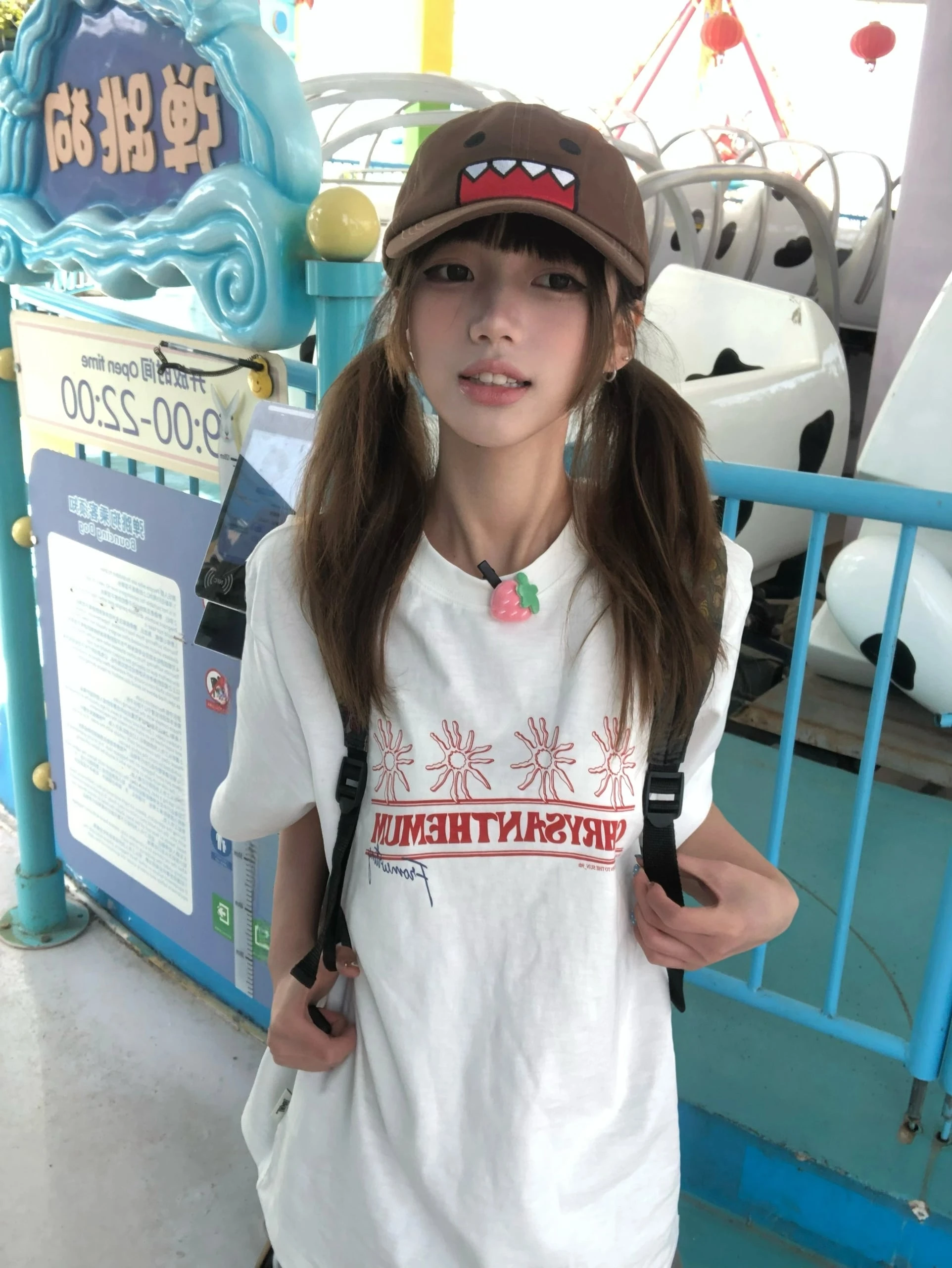 Karrram Japanese Y2k Letter Print T-shirt 2000s Aesthetics Oversized Tops Vintage Harajuku Short Sleeve Tee Shirt American Retro