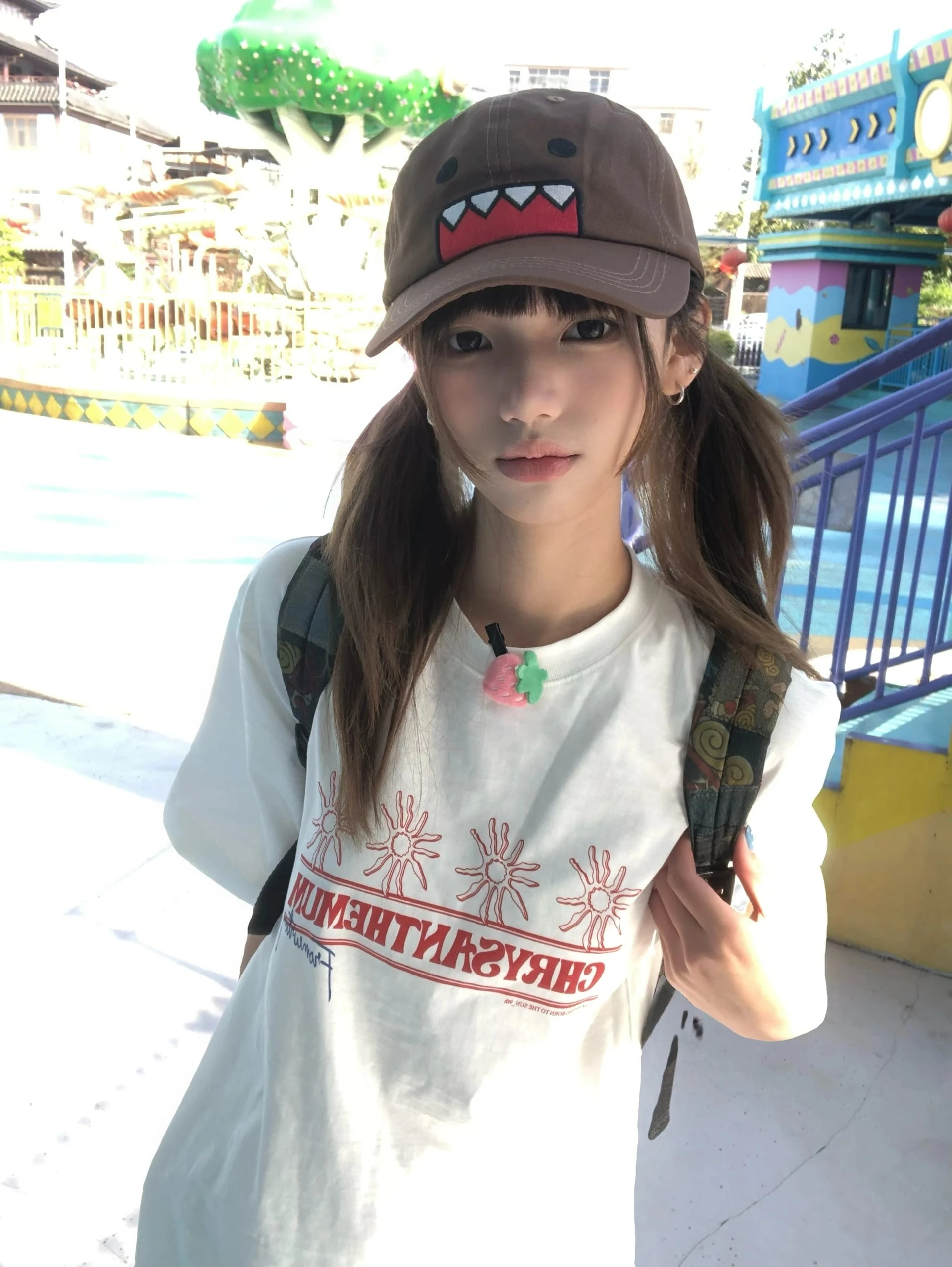 Karrram Japanese Y2k Letter Print T-shirt 2000s Aesthetics Oversized Tops Vintage Harajuku Short Sleeve Tee Shirt American Retro
