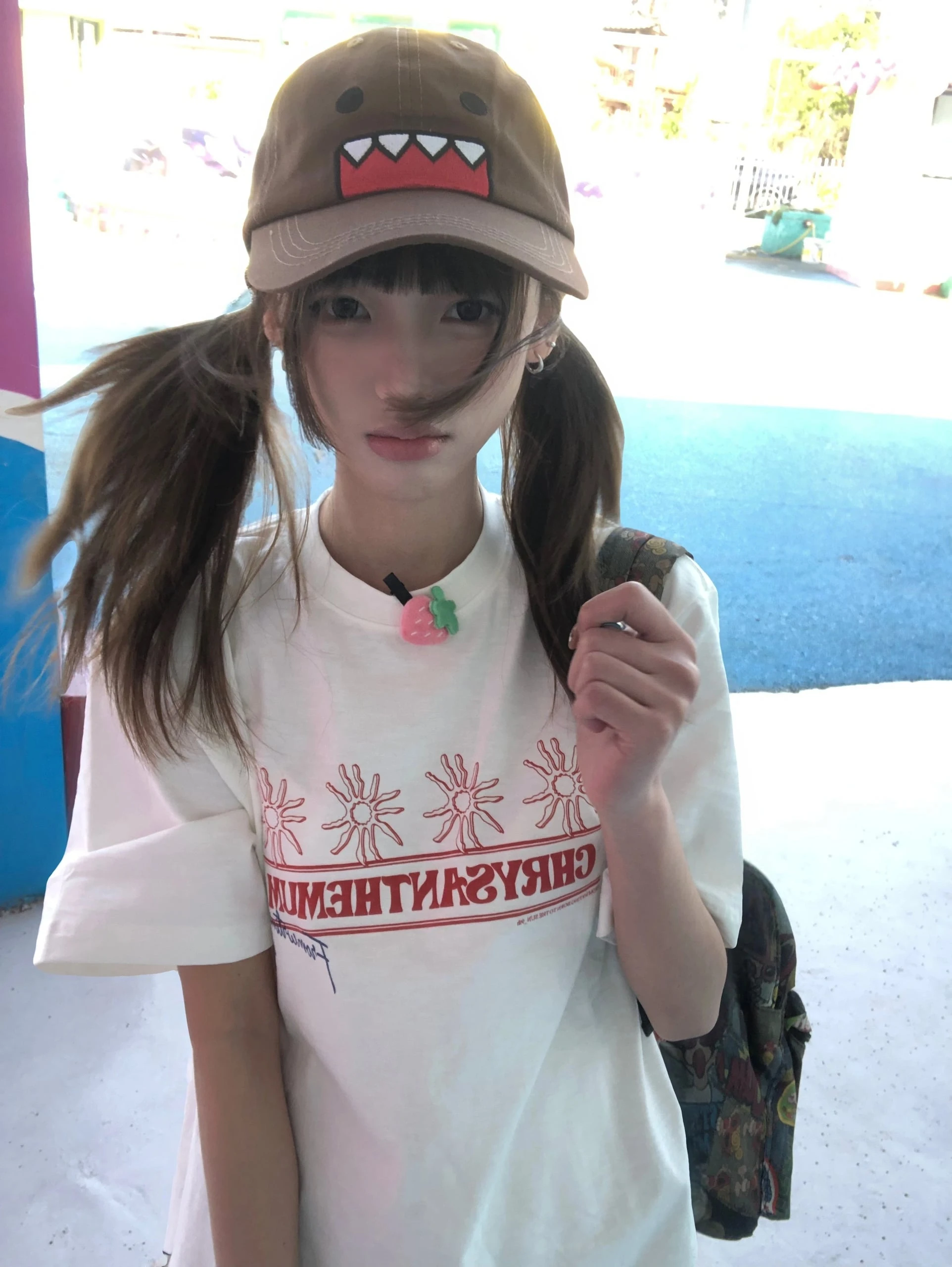 Karrram Japanese Y2k Letter Print T-shirt 2000s Aesthetics Oversized Tops Vintage Harajuku Short Sleeve Tee Shirt American Retro