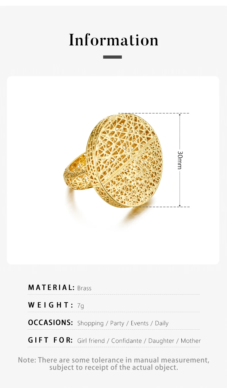 IVOG Hollow Out Design Rings for Women Lines Are Fine and Irregularly Interwoven Rings Fashion Jewelry Gift
