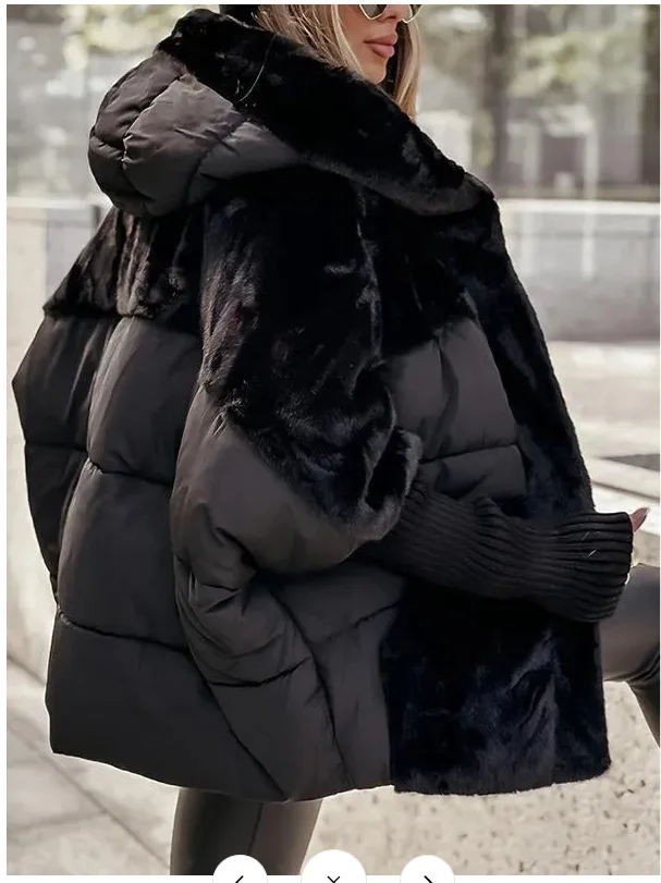 Autumn Female Chic Jacket Coats Women Streetwear Winter New Velvet Thickened Warm Harajuku Loose Casual Outwear Tops Clothes