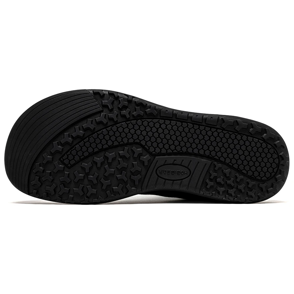HOBIBEAR Unisex Canvas Barefoot Shoes Zero Drop Minimalist Sneakes Wide Width Outdoor Trail Running Shoes