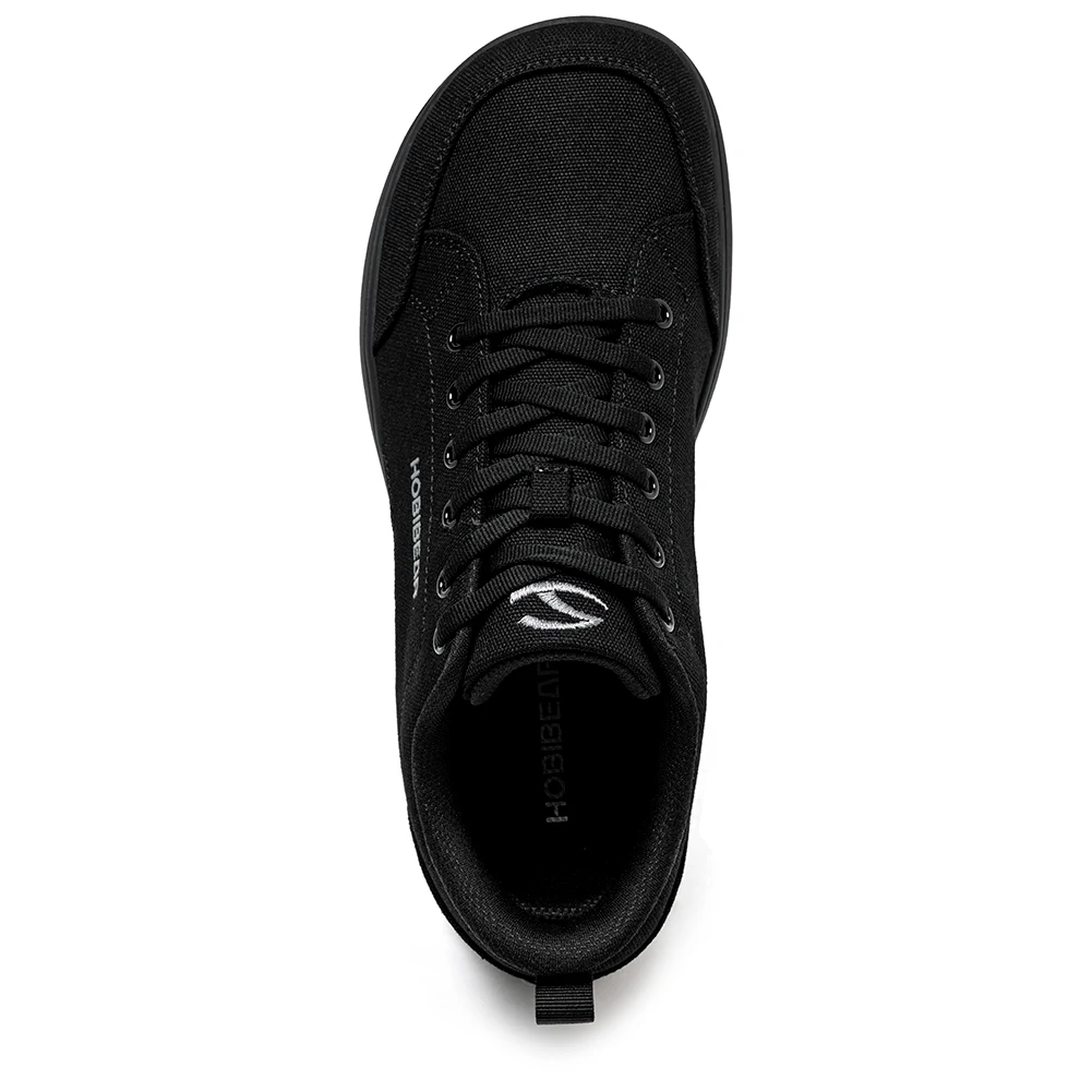 HOBIBEAR Unisex Canvas Barefoot Shoes Zero Drop Minimalist Sneakes Wide Width Outdoor Trail Running Shoes