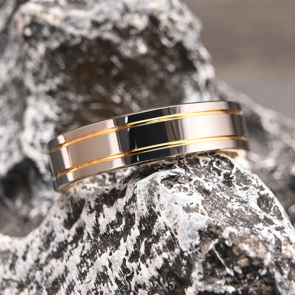 6MM Tungsten Carbide Ring Men's Wedding Bands Couple Engagement Rings Anillos Bague Homme Pareja De Compromiso Fashion Jewelry
