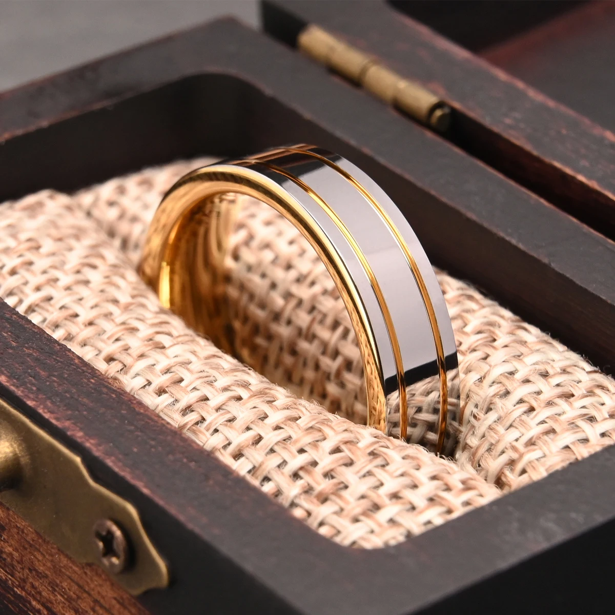 6MM Tungsten Carbide Ring Men's Wedding Bands Couple Engagement Rings Anillos Bague Homme Pareja De Compromiso Fashion Jewelry