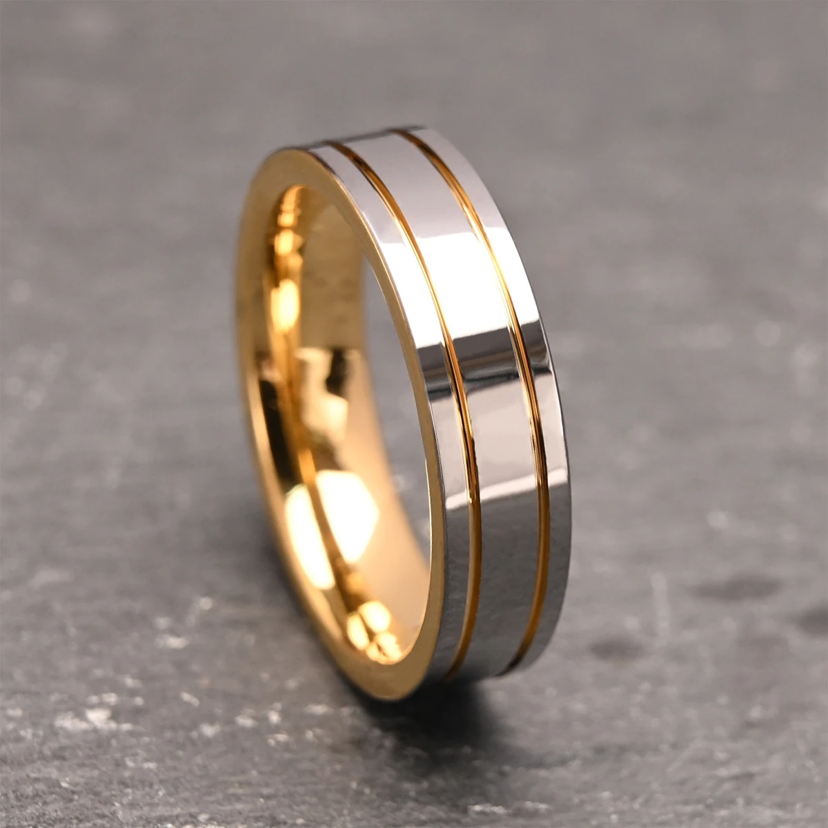 6MM Tungsten Carbide Ring Men's Wedding Bands Couple Engagement Rings Anillos Bague Homme Pareja De Compromiso Fashion Jewelry