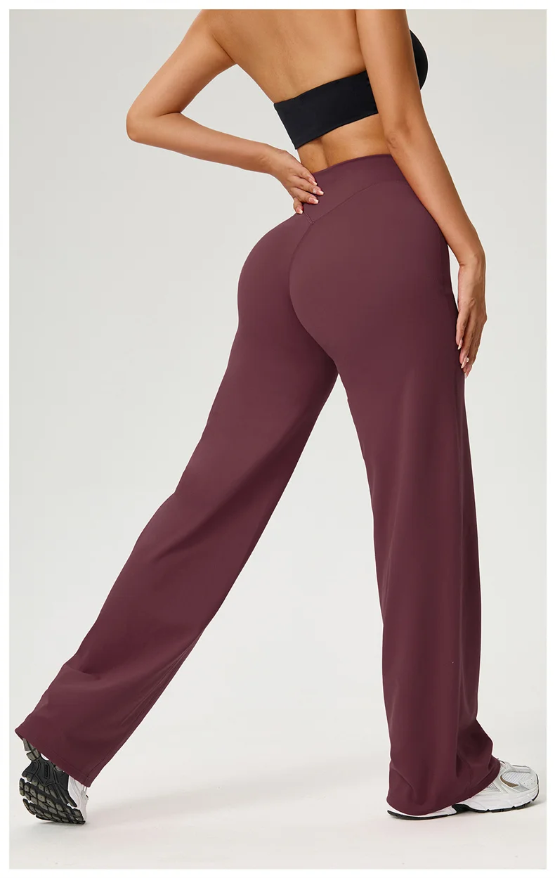 TRY TO BN Straight Leg Leggings Yoga Pants Women Buttery High Waisted Tummy Control Fitness Pilates Workout Bottoms Gym Clothes